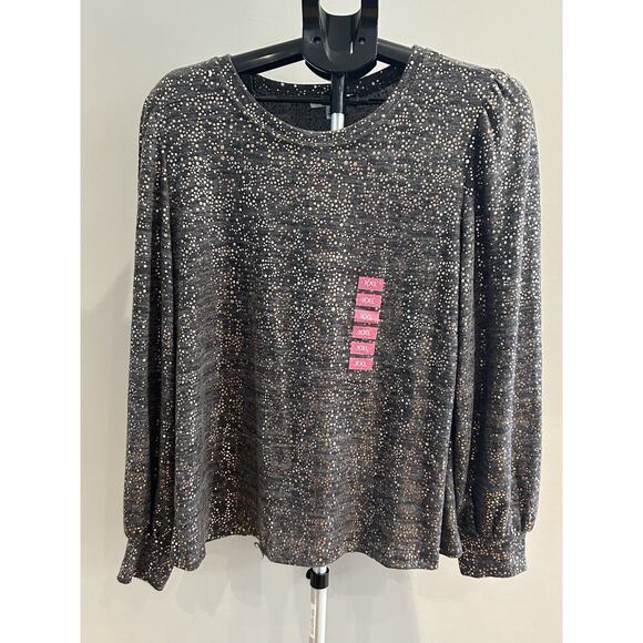 JohnPaulRichard Tops - NWT Women's size XXL JohnPaulRichard Polka Dot Shirt